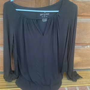 American Eagle Soft & Sexy Long Sleeve Blouse